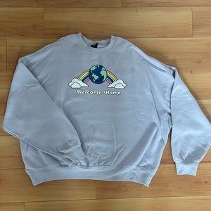 Pacsun “welcome home” Oversized Sweatshirt